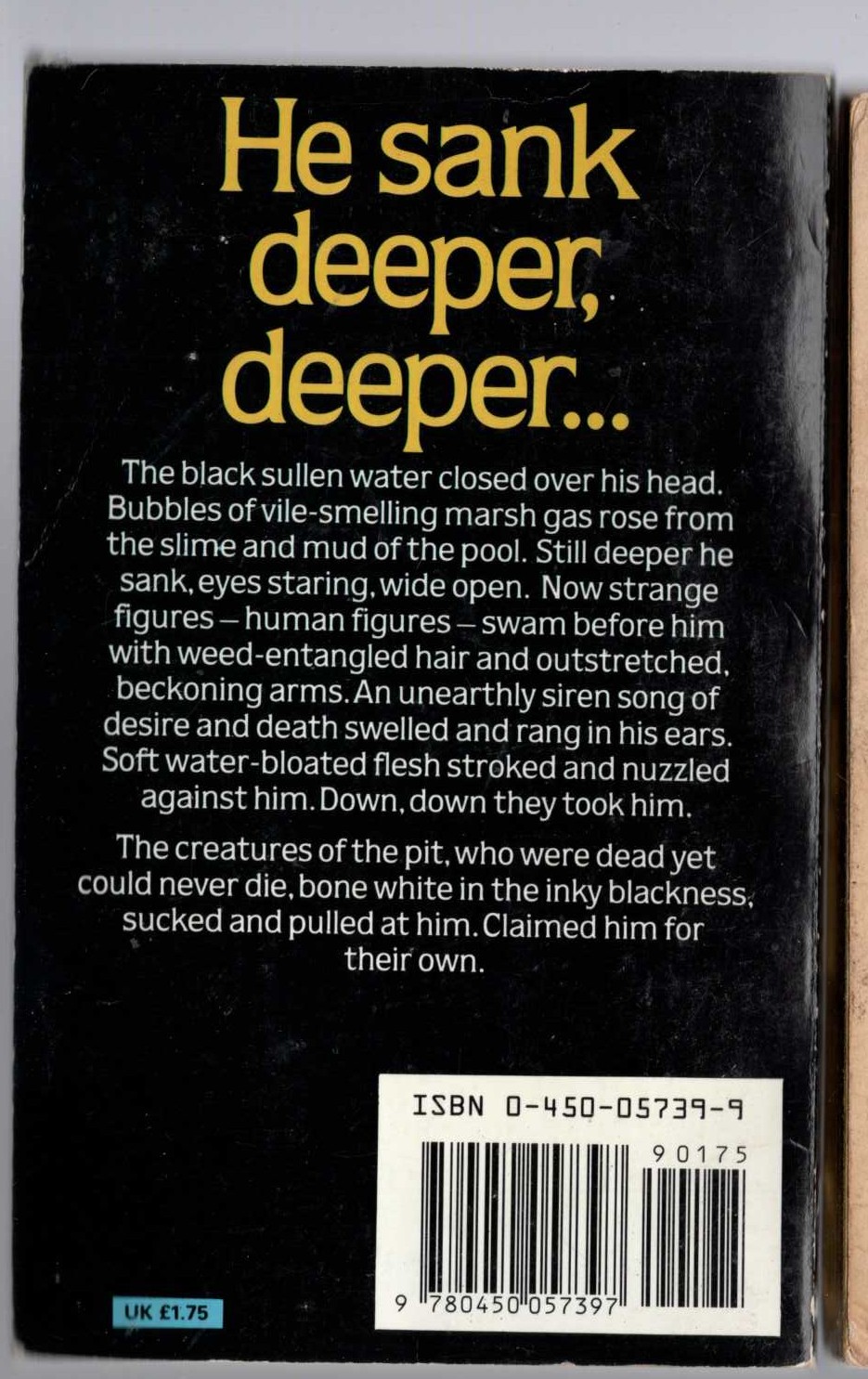 Guy N. Smith  THE WALKING DEAD magnified rear book cover image