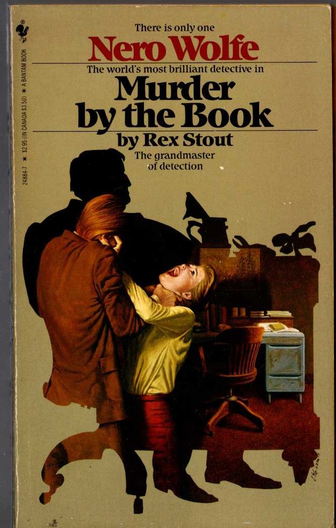 Rex Stout  MURDER BY THE BOOK front book cover image