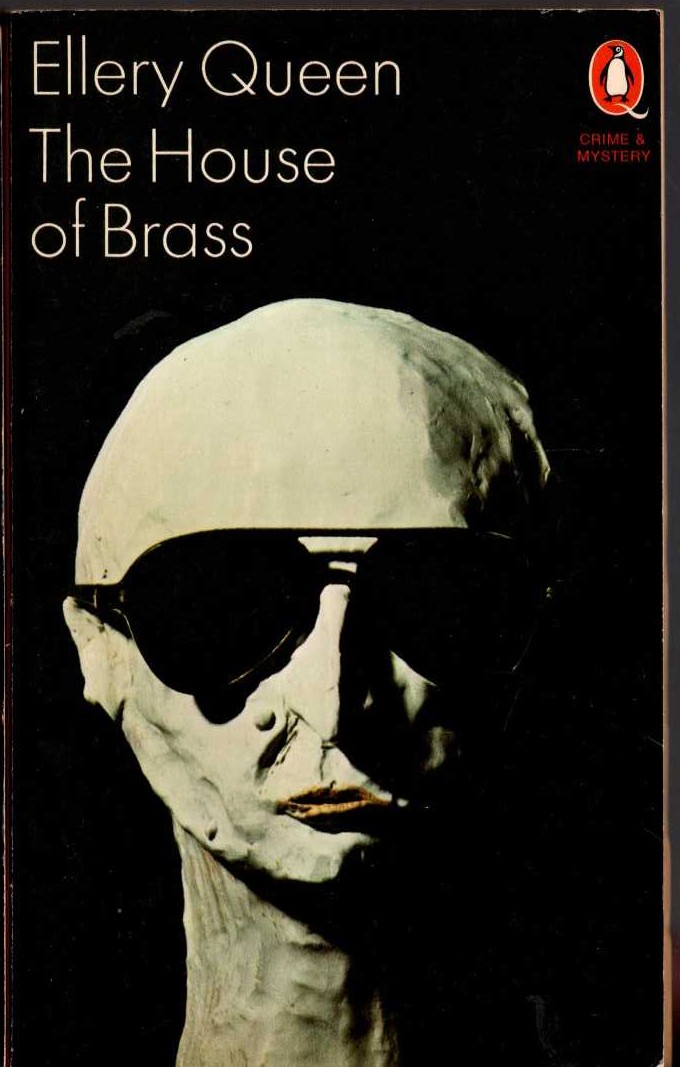 Ellery Queen  THE HOUSE OF BRASS front book cover image