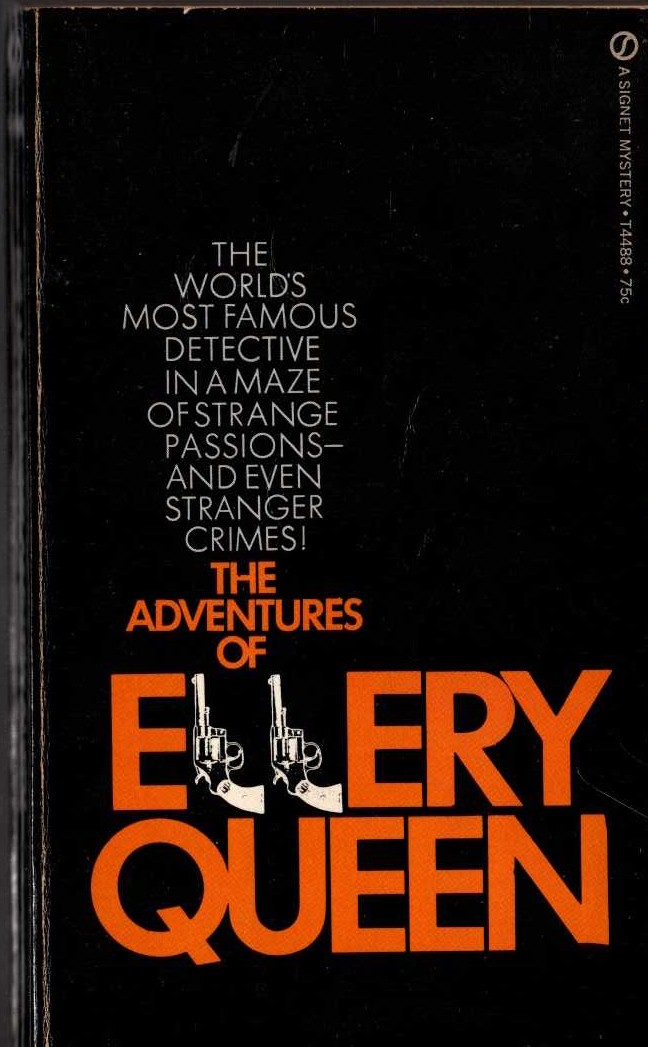 Ellery Queen  THE ADVENTURES OF ELLERY QUEEN front book cover image