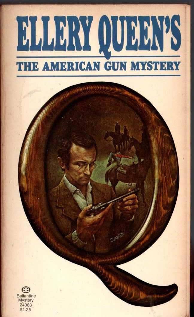 Ellery Queen  THE AMERICAN GUN MYSTERY front book cover image