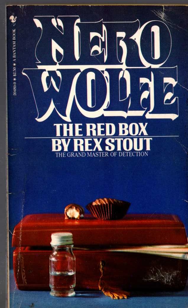 Rex Stout  THE RED BOX front book cover image