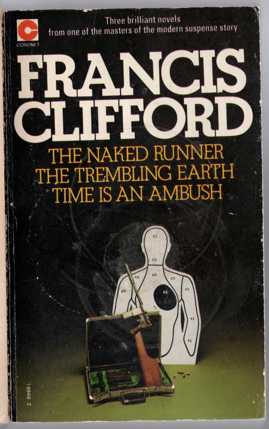 Francis Clifford  THE NAKED RUNNER / THE TREMBLING EARTH / TIME IS AN AMBUSH front book cover image