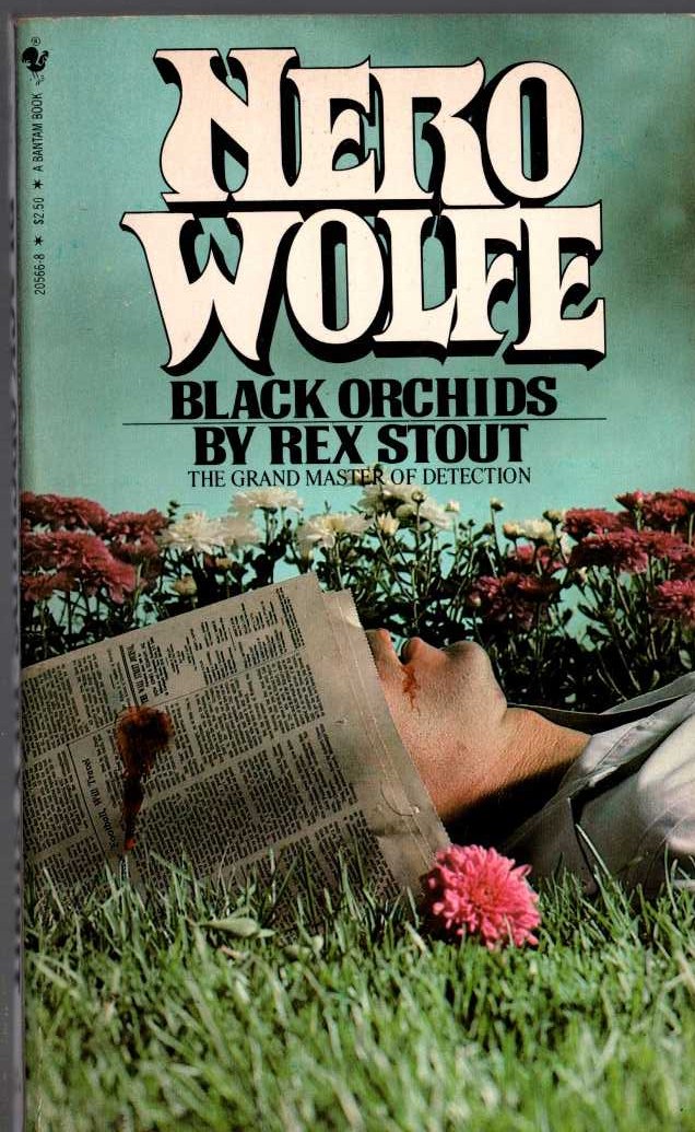 Rex Stout  BLACK ORCHIDS front book cover image