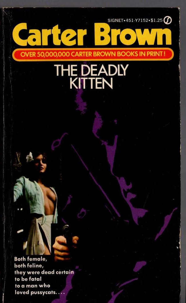 Carter Brown  THE DEADLY KITTEN front book cover image