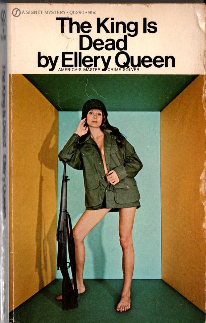 Ellery Queen  THE KING IS DEAD front book cover image