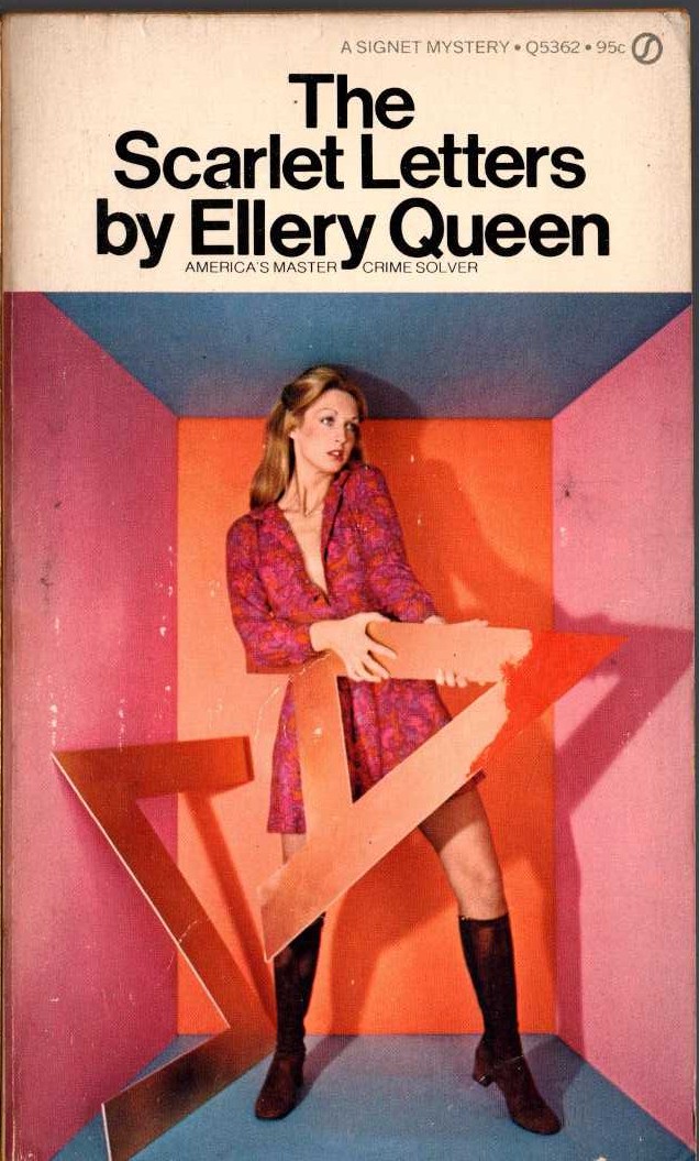 Ellery Queen  THE SCARLET LETTERS front book cover image