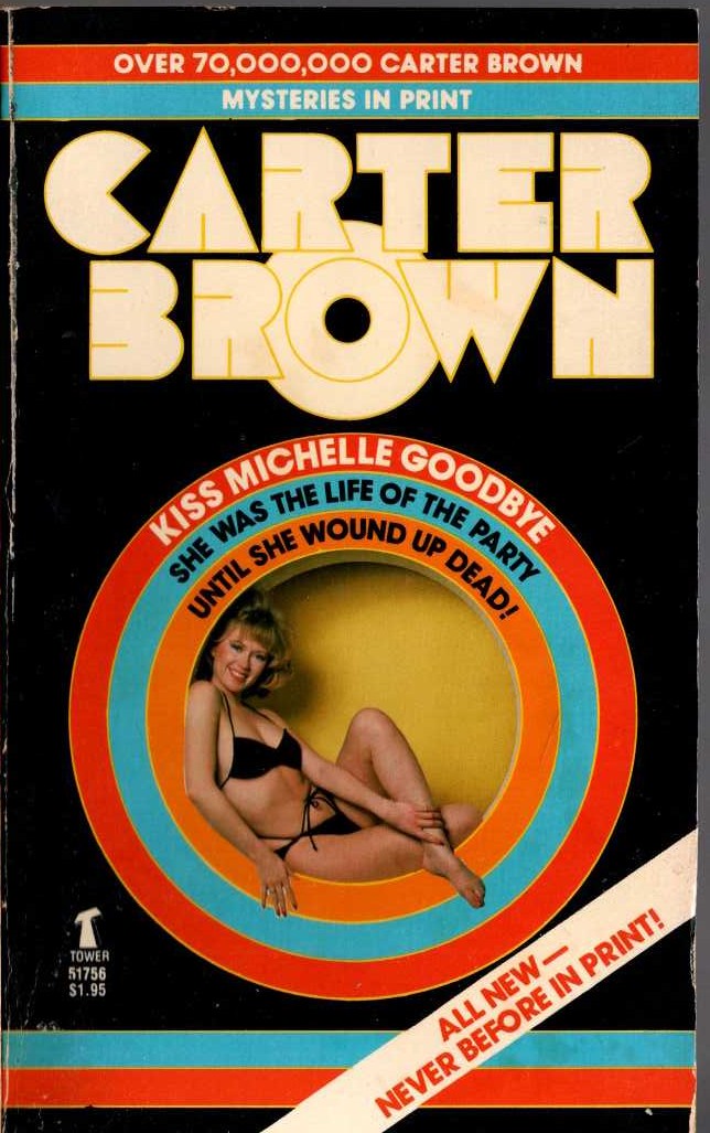 Carter Brown  KISS MICHELLE GOODBYE front book cover image