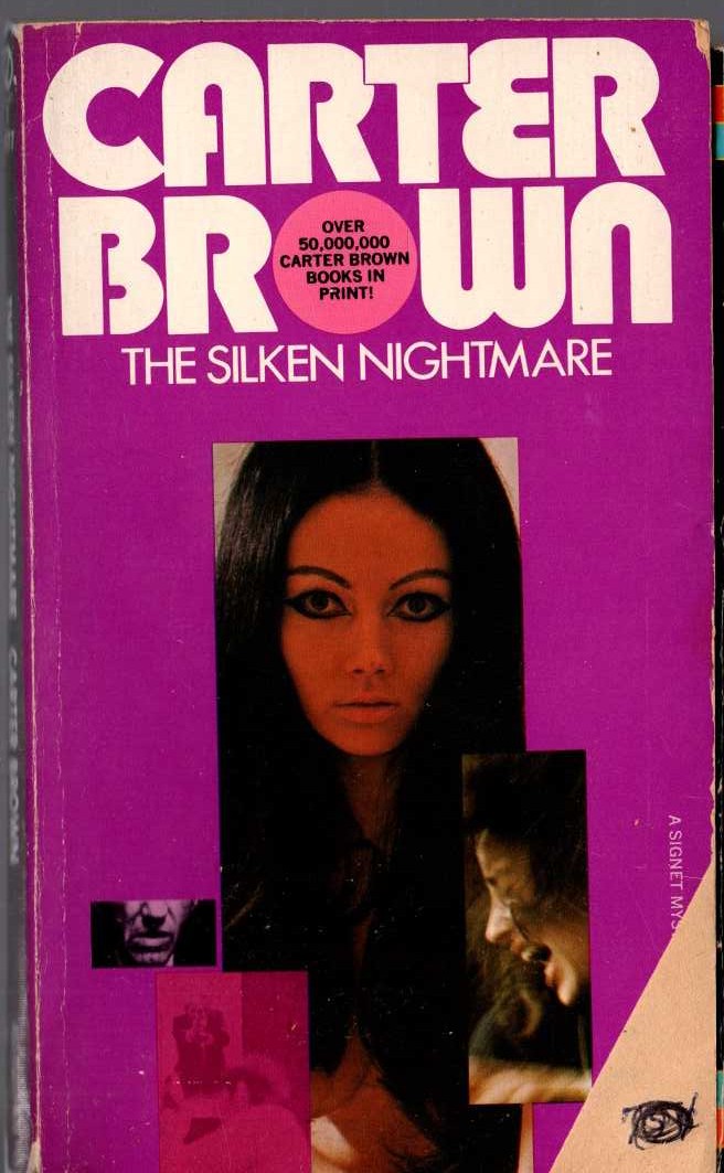 Carter Brown  THE SILKEN NIGHTMARE front book cover image