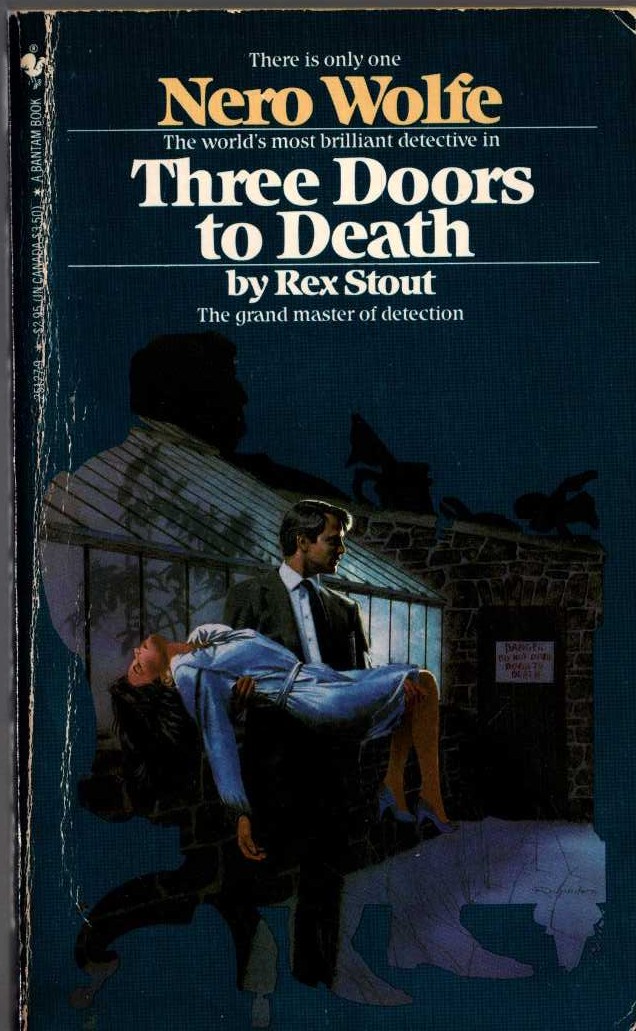 Rex Stout  THREE DOORS TO DEATH front book cover image