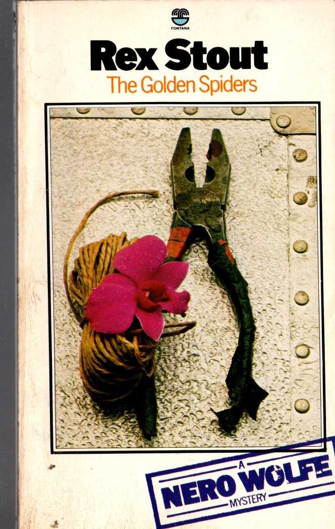 Rex Stout  THE GOLDEN SPIDERS front book cover image