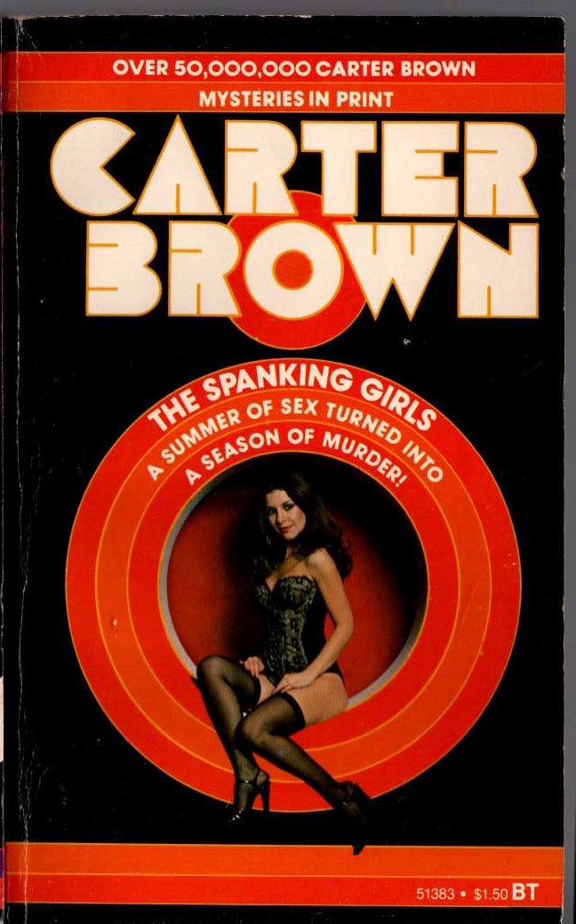 Carter Brown  THE SPANKING GIRLS front book cover image