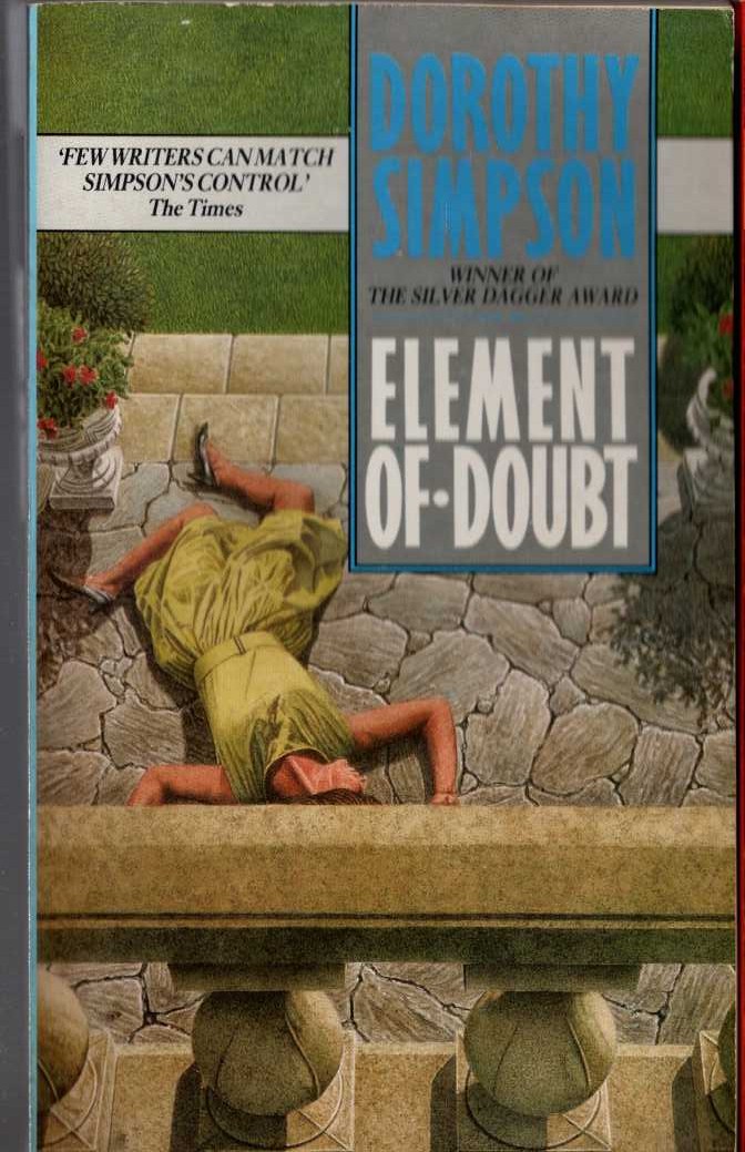 Dorothy Simpson  ELEMENT OF DOUBT front book cover image