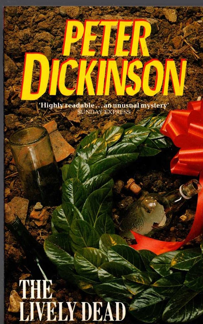 Peter Dickinson  THE LIVELY DEAD front book cover image