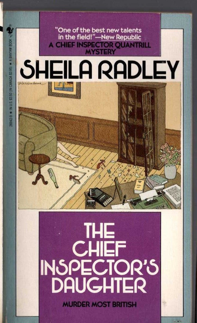 Sheila Radley  THE CHIEF INSPECTOR'S DAUGHTER front book cover image