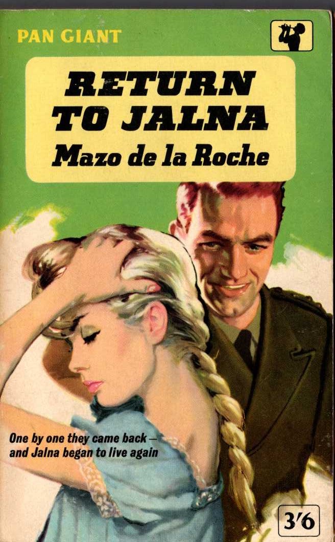 Mazo de la Roche  RETURN TO JALNA front book cover image
