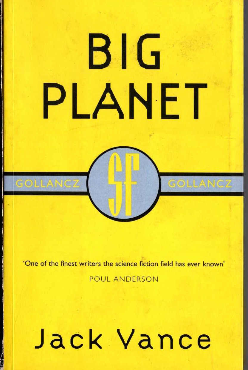 Jack Vance  BIG PLANET front book cover image