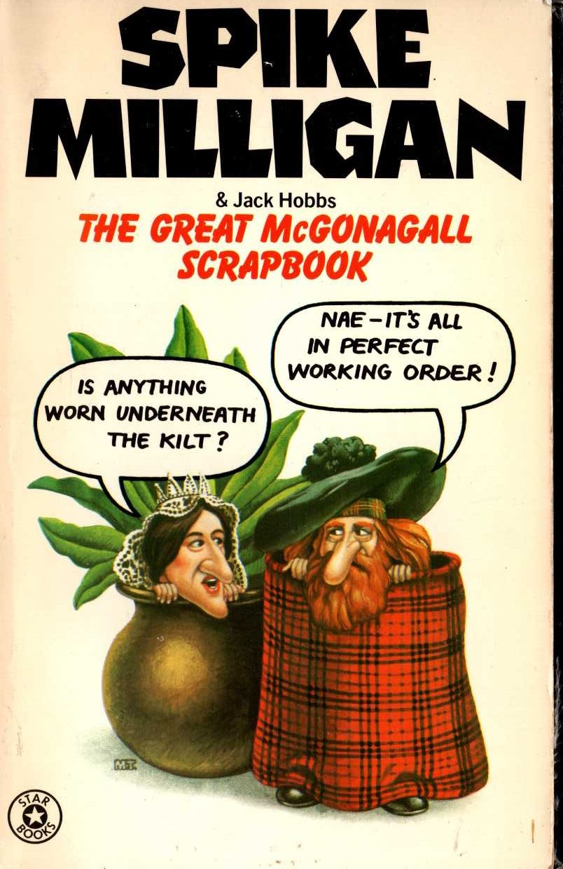 (Spike Milligan & Jack Hobbs) THE GREAT McGONAGALL SCRAPBOOK front book cover image