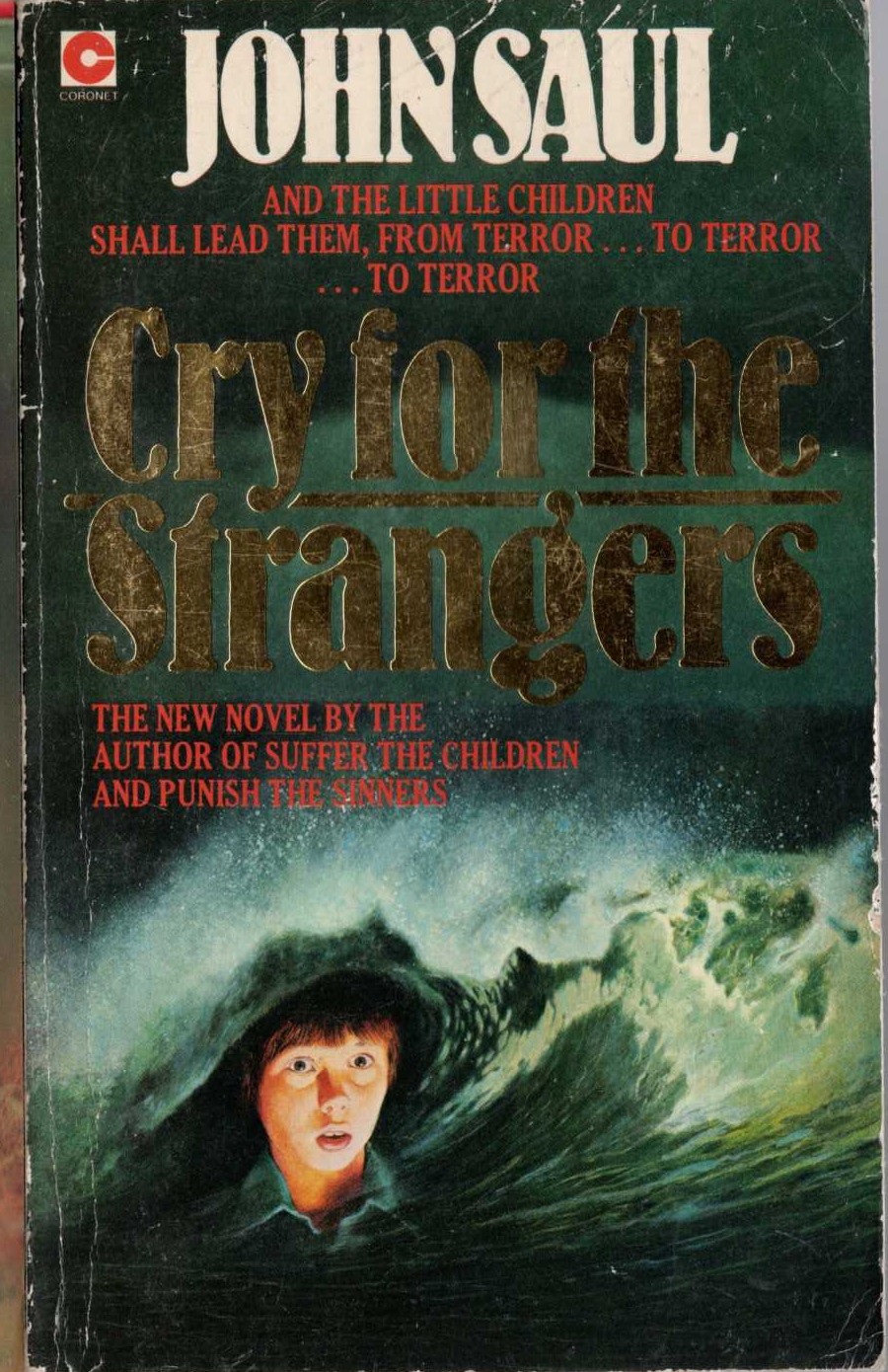 John Saul  CRY FOR THE STRANGERS front book cover image