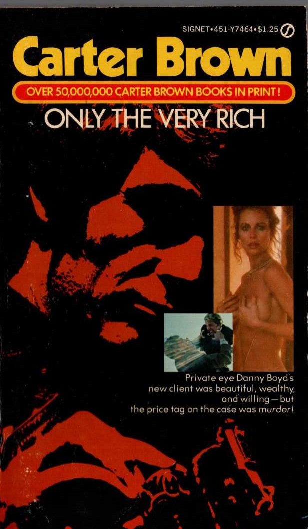 Carter Brown  ONLY THE VERY RICH front book cover image