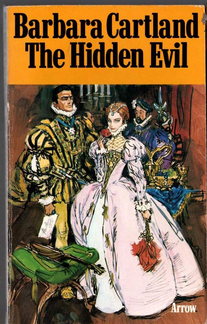 Barbara Cartland  THE HIDDEN EVIL front book cover image