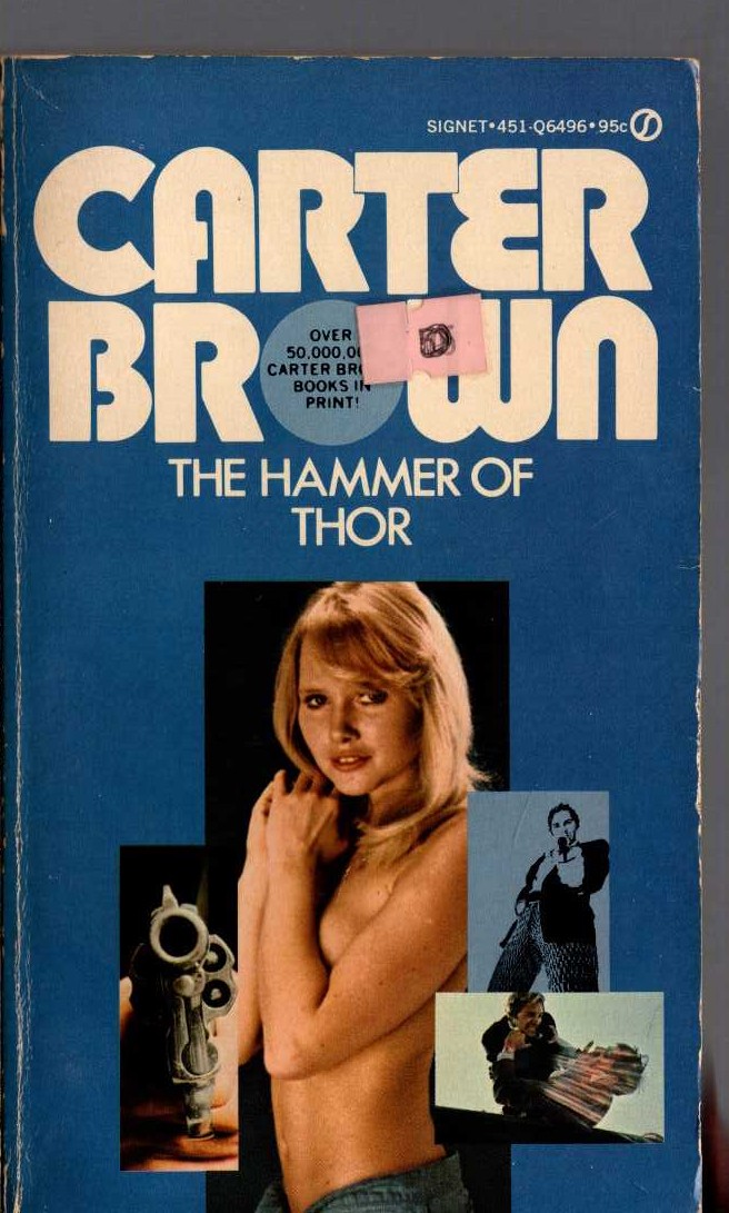 Carter Brown  THE HAMMER OF THOR front book cover image