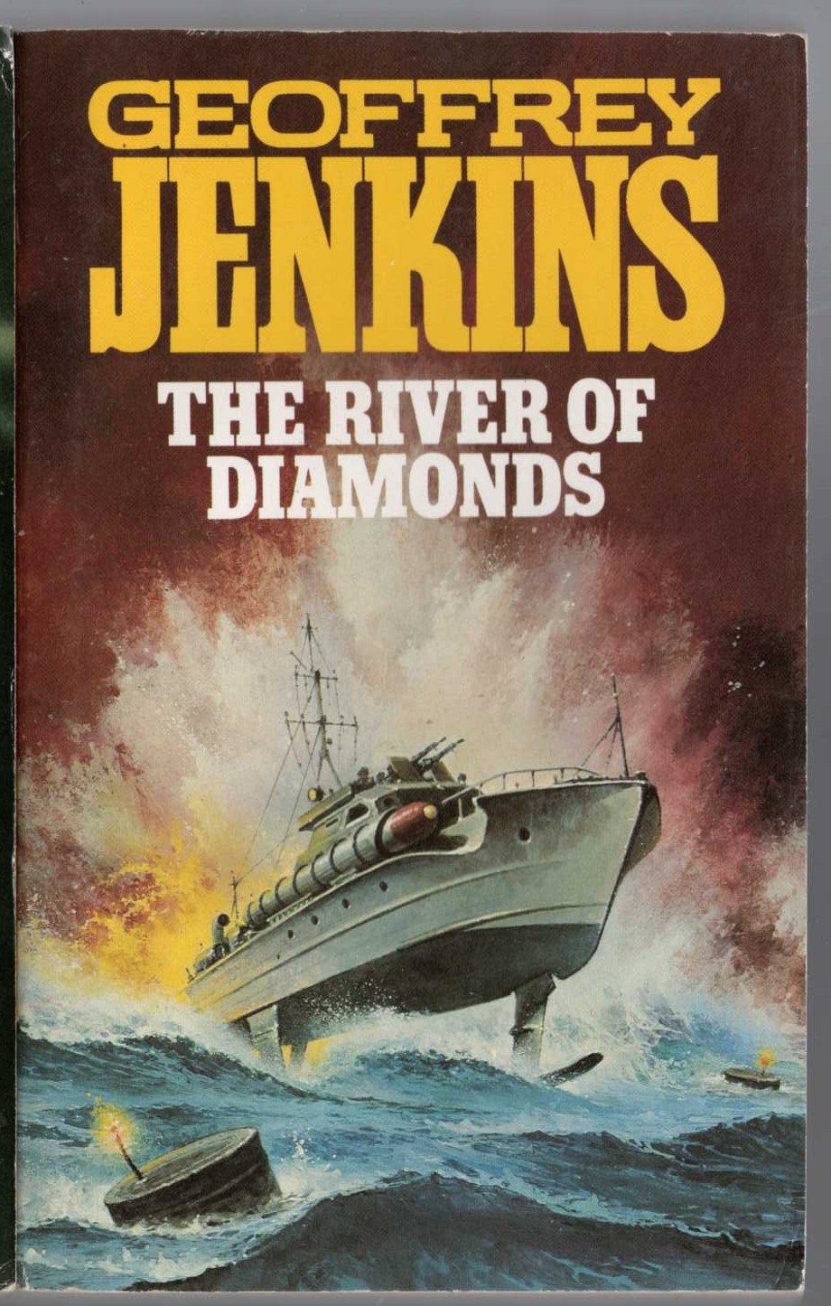 Geoffrey Jenkins  THE RIVER OF DIAMONDS front book cover image