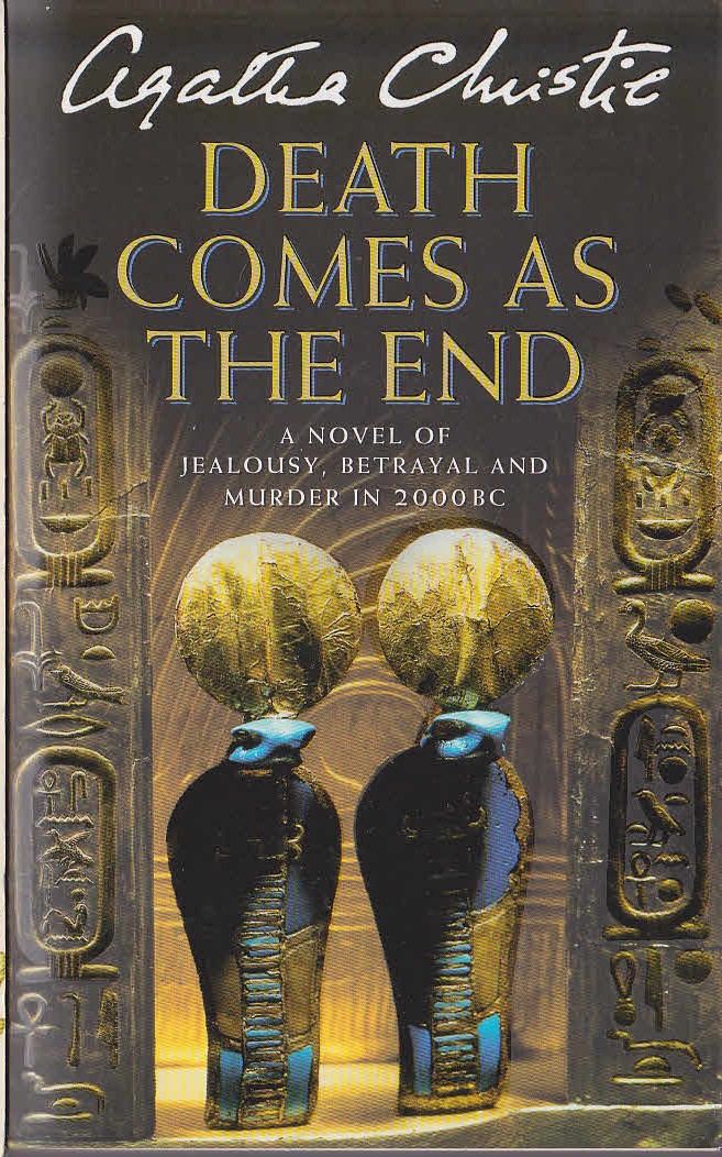 Agatha Christie  DEATH COMES AS THE END front book cover image