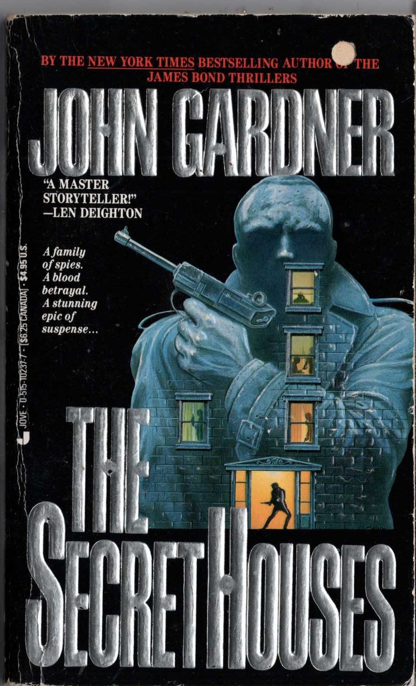 John Gardner  THE SECRET HOUSES front book cover image