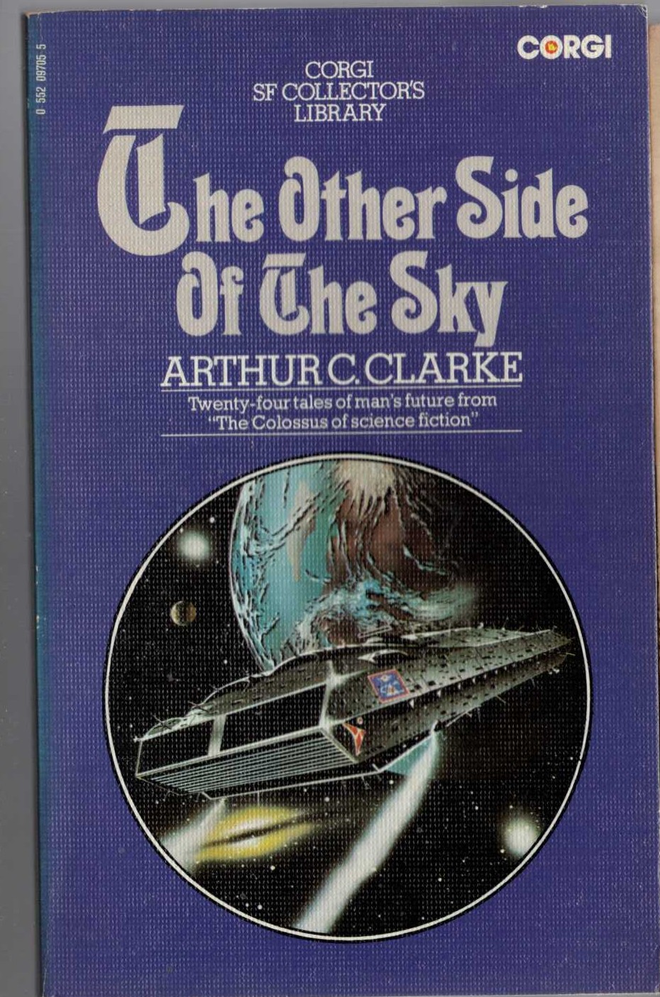 Arthur C. Clarke  THE OTHER SIDE OF THE SKY (24 SF stories) front book cover image
