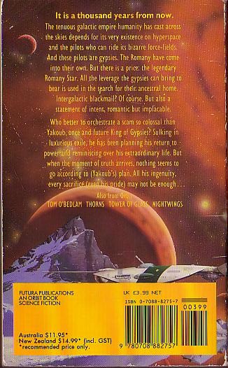 Robert Silverberg  STAR OF GYPSIES magnified rear book cover image