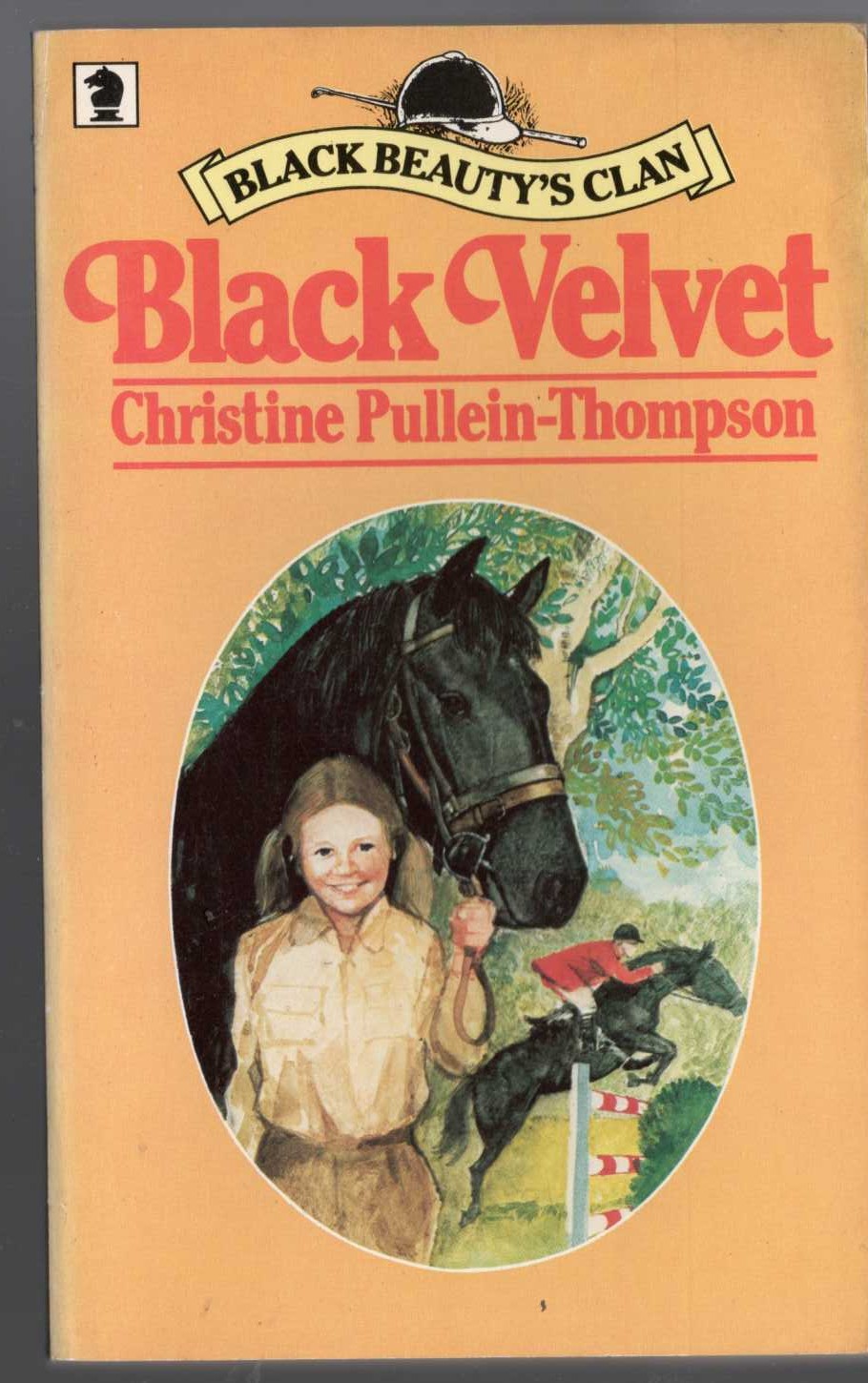 Christine Pullein-Thompson  BLACK VELVET front book cover image