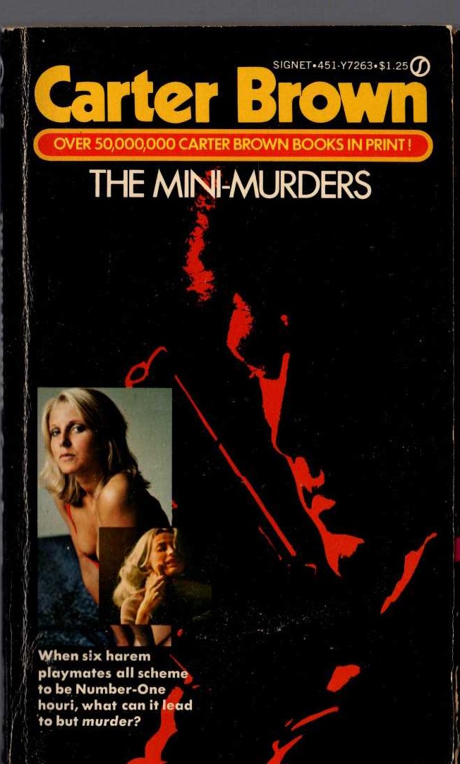 Carter Brown  THE MINI-MURDERS front book cover image