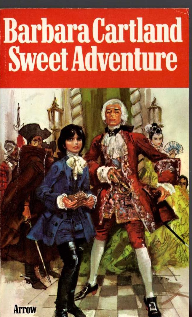 Barbara Cartland  SWEET ADVENTURE front book cover image