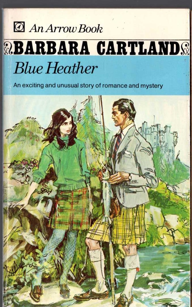 Barbara Cartland  BLUE HEATHER front book cover image