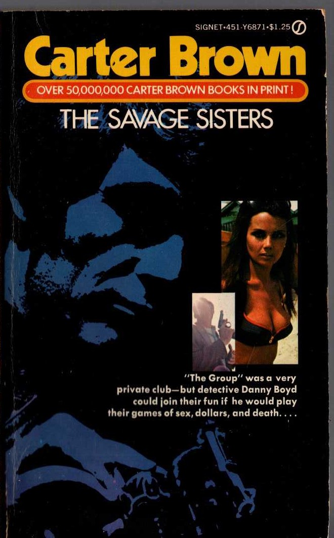 Carter Brown  THE SAVAGE SISTERS front book cover image
