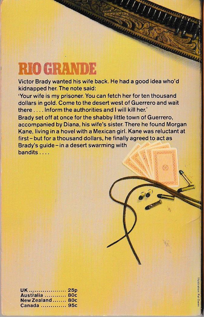 Louis Masterson  RIO GRANDE magnified rear book cover image