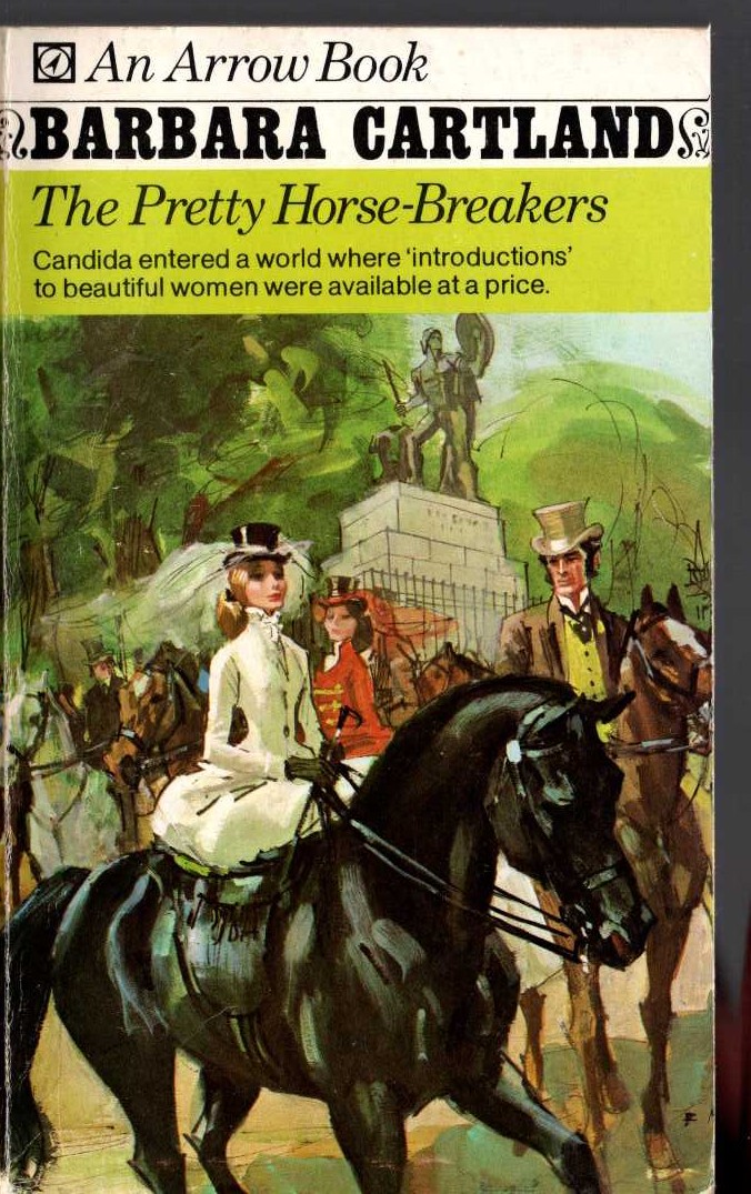 Barbara Cartland  THE PRETTY HORSE-BREAKERS front book cover image