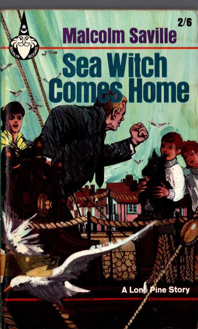Malcolm Saville  SEA WITCH COMES HOME front book cover image