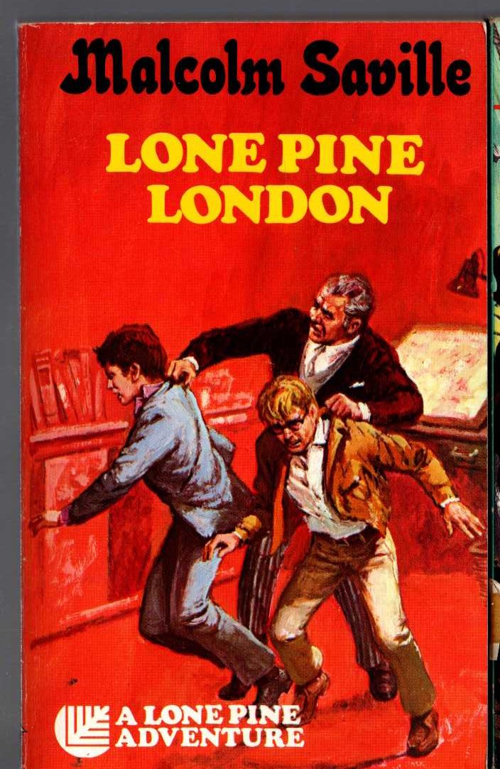 Malcolm Saville  LONE PINE LONDON front book cover image