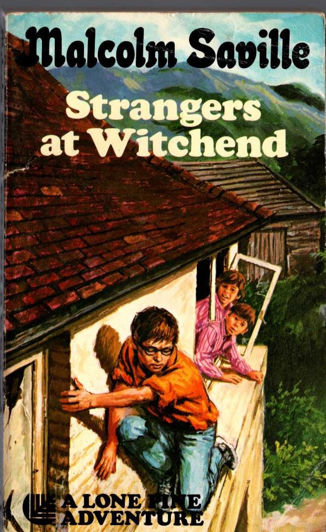 Malcolm Saville  STRANGERS AT WITHCEND front book cover image