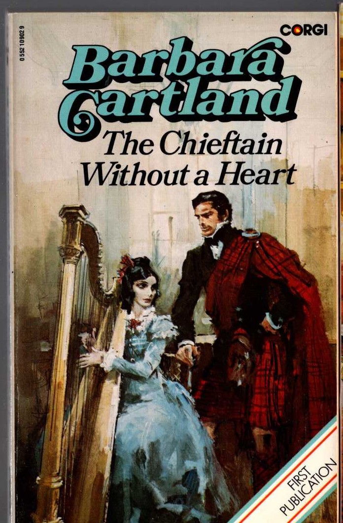 Barbara Cartland  THE CHIEFTAIN WITHOUT A HEART front book cover image