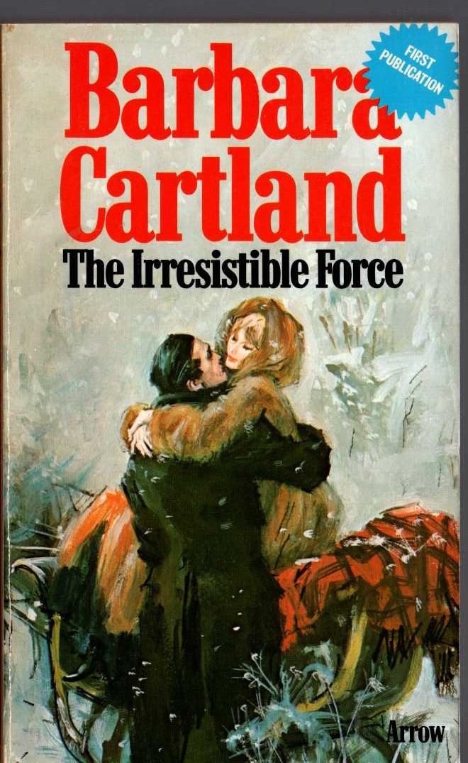 Barbara Cartland  THE IRRESISTIBLE FORCE front book cover image