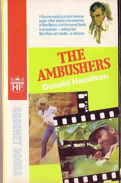Donald Hamilton  THE AMBUSHERS front book cover image