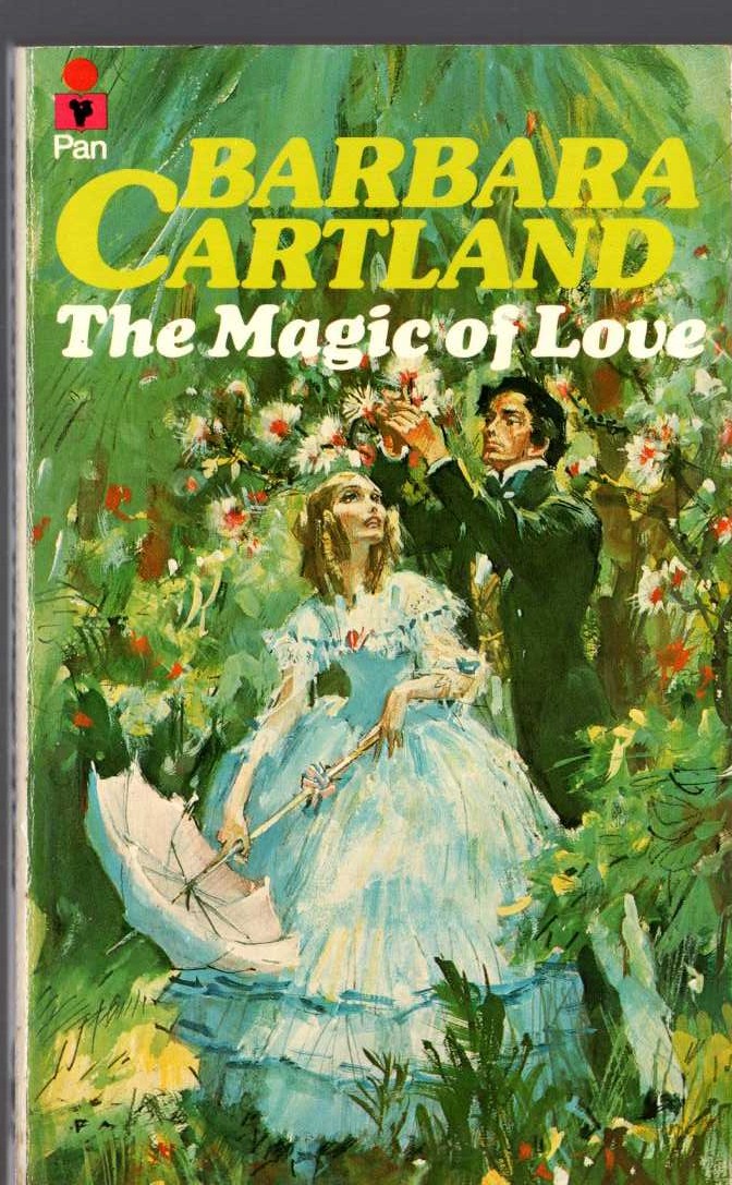 Barbara Cartland  THE MAGIC OF LOVE front book cover image