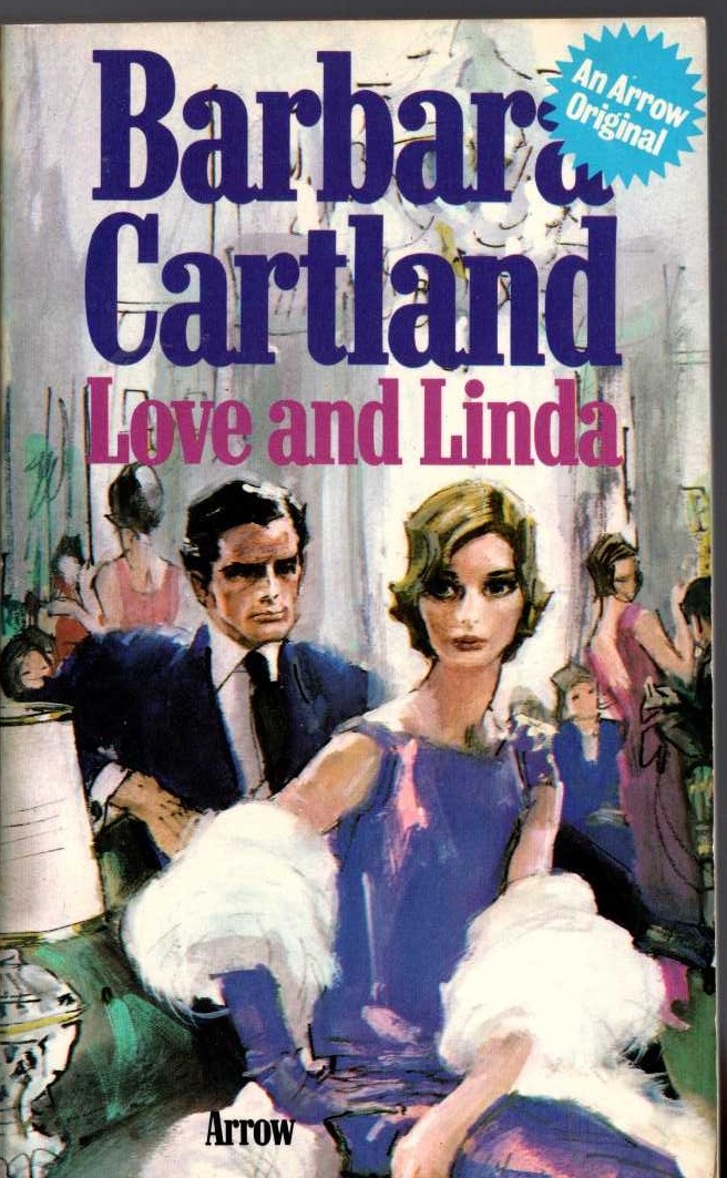 Barbara Cartland  LOVE AND LINDA front book cover image