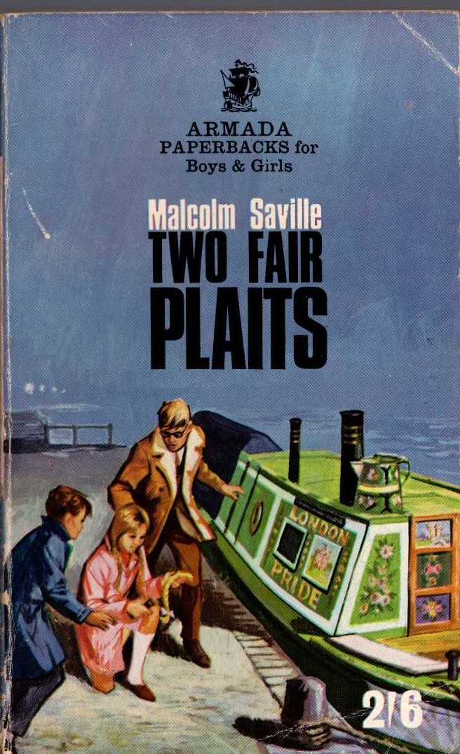 Malcolm Saville  TWO FAIR PLAITS front book cover image