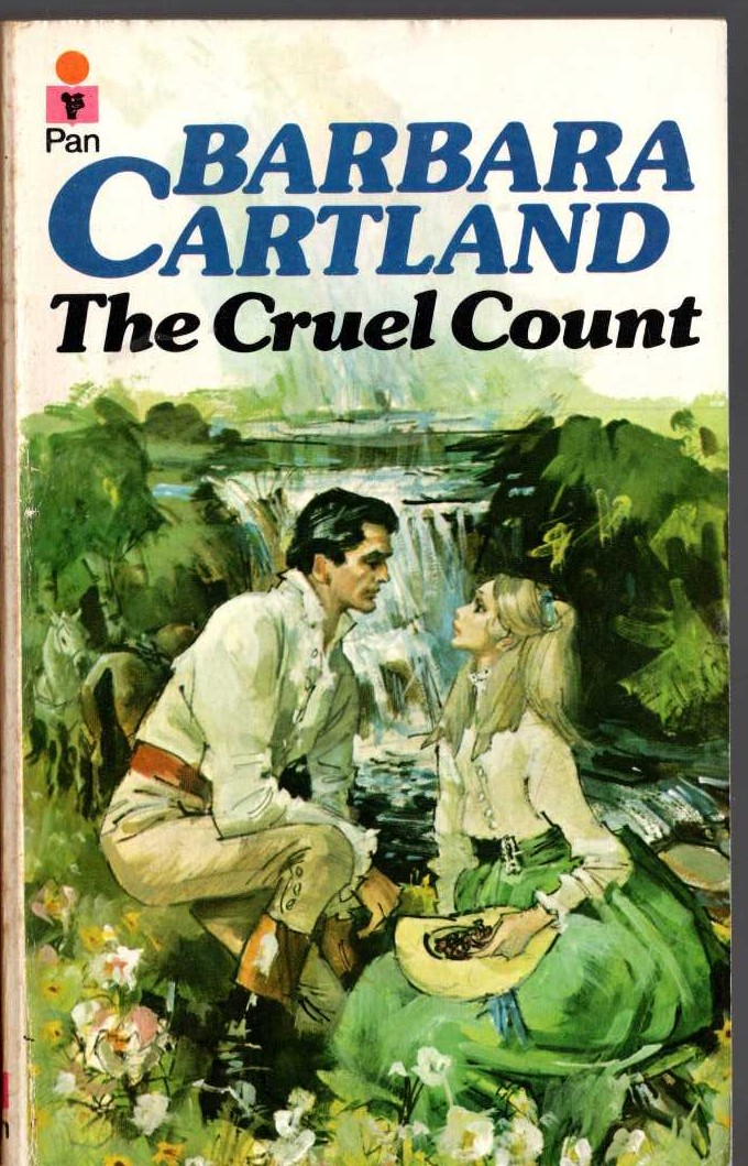 Barbara Cartland  THE CRUEL COUNT front book cover image