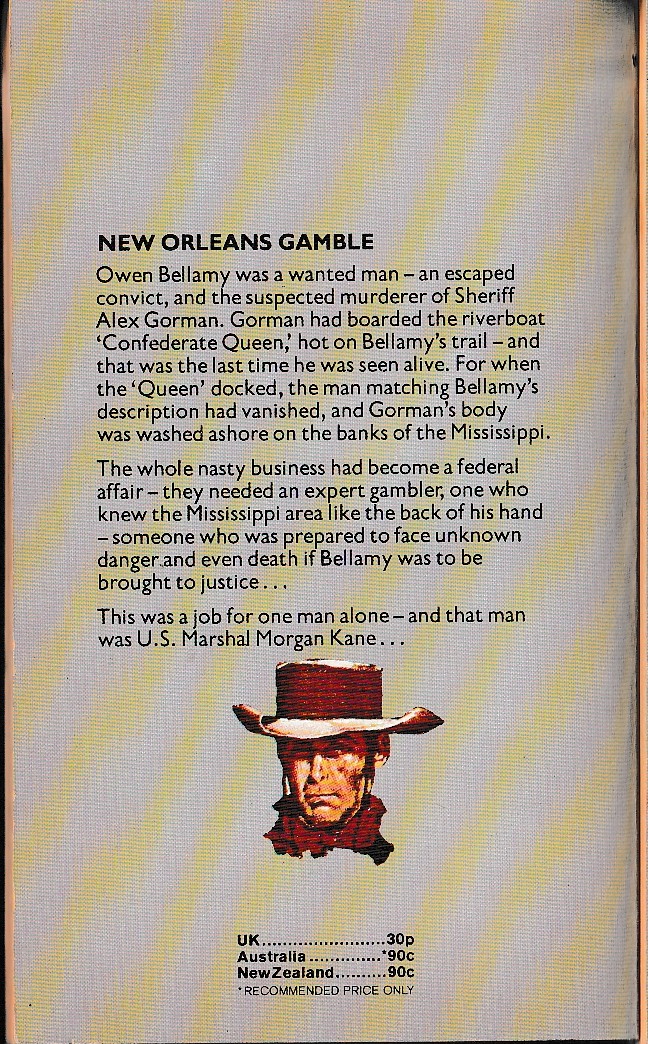 Louis Masterson  NEW ORLEANS GAMBLE magnified rear book cover image