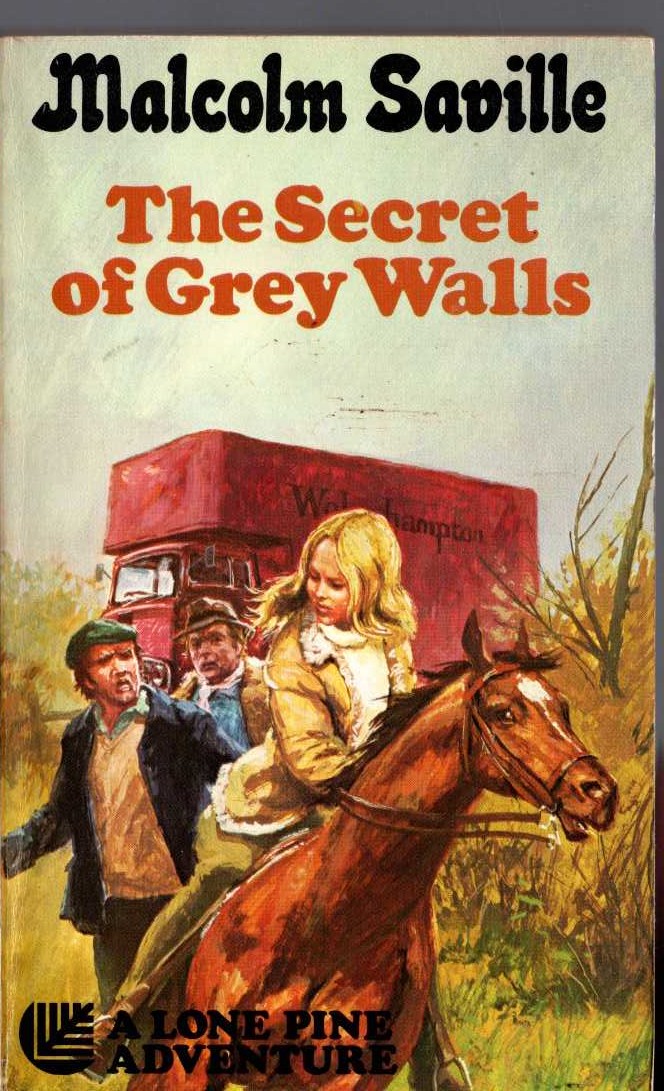 Malcolm Saville  THE SECRET OF GREY WALLS front book cover image